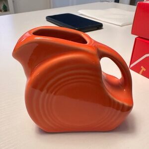 Fiestaware Mini Disc Pitcher - Persimmon